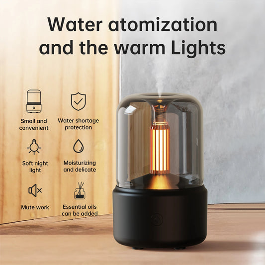 New Aroma Diffuser Oil Flame Lamp Difusor