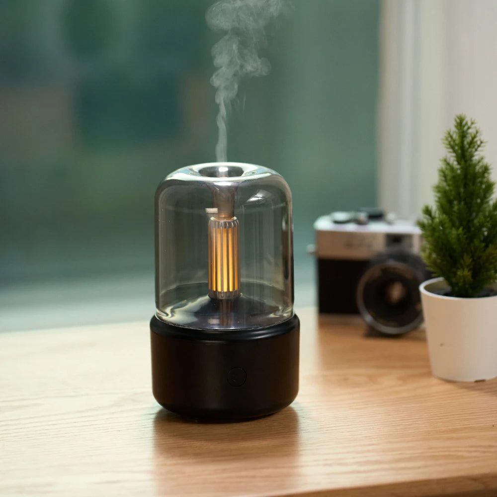 New Aroma Diffuser Oil Flame Lamp Difusor