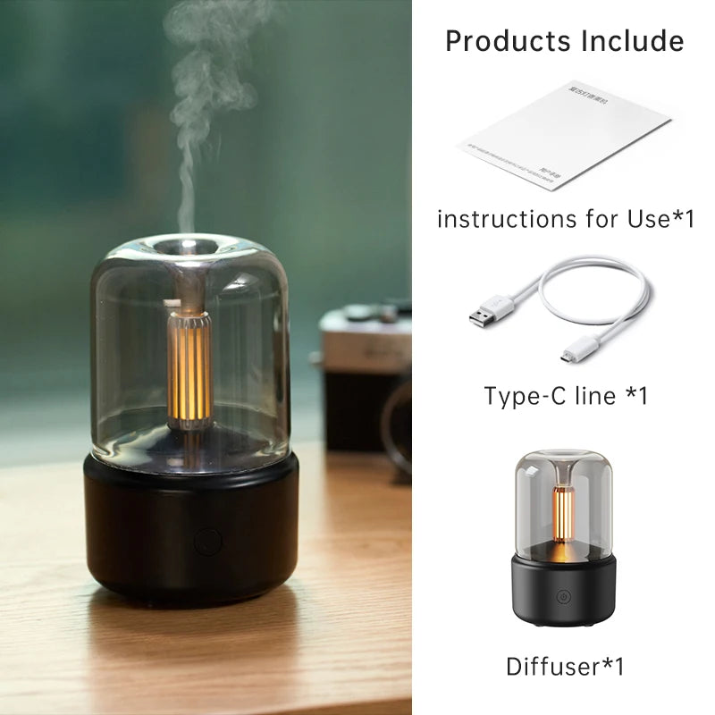 New Aroma Diffuser Oil Flame Lamp Difusor