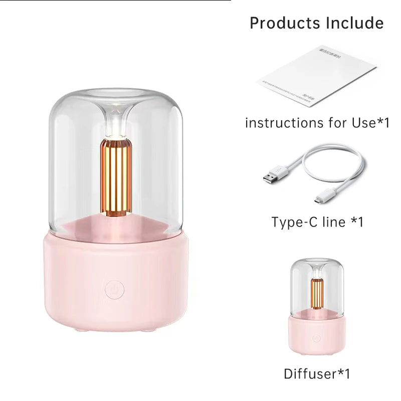 New Aroma Diffuser Oil Flame Lamp Difusor